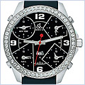 Jacob & Co Five Time Zone Diamond Mens Watch JC-2