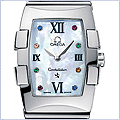 Omega Constellation Quadrella Womens Watch 1584.79 - 24diamonds.com