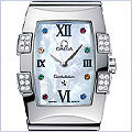 Omega Constellation Quadrella Womens Watch 1585.79 - 24diamonds.com