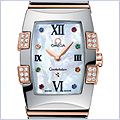 Omega Constellation Quadrella Womens Watch 1283.79 - 24diamonds.com