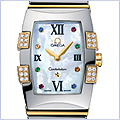 Omega Constellation Quadrella Womens Watch 1284.79 - 24diamonds.com