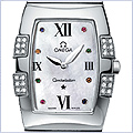 Omega Constellation Quadrella Womens Watch 1586.79 - 24diamonds.com