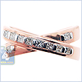 14K Rose Gold 0.50 ct Diamond Womens Ring - 24diamonds.com