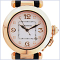 Cartier Pasha 18kt Rose Gold Diamond Womens Watch WJ117736 - 24diamonds.com