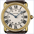 Cartier Ronde Louis Gold Quartz Unisex Watch WR000151 - 24diamonds.com