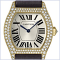 Cartier Tortue Gold Diamond Ladies Watch WA504831 - 24diamonds.com
