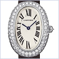 Cartier Baignoire 18K White Gold Ladies Watch WB509731 - 24diamonds.com