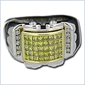 14K White Gold Mens 1.50 ct Diamond Ring - 24diamonds.com