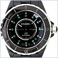 Chanel J12 Black Emeralds Unisex Watch H2131 - 24diamonds.com