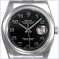 Rolex Oyster Perpetual Datejust Mens Watch 116200-BKAO - 24diamonds.com