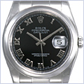 Rolex Oyster Perpetual Datejust Mens Watch 116200-BKRO - 24diamonds.com