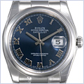 Rolex Oyster Perpetual Datejust Mens Watch 116200-BLRO - 24diamonds.com