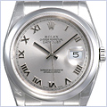 Rolex Oyster Perpetual Datejust Mens Watch 116200-SRO - 24diamonds.com