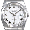 Rolex Oyster Perpetual Datejust Mens Watch 116200-WRO - 24diamonds.com