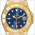 Rolex Oyster Perpetual Yachtmaster Mens Watch 168628-BLSO - 24diamonds.com