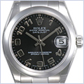 Rolex Oyster Perpetual Datejust Midsize Watch 178240-BKCAO - 24diamonds.com