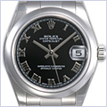Rolex Oyster Perpetual Datejust Midsize Watch 178240-BKRO - 24diamonds.com