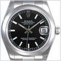 Rolex Oyster Perpetual Datejust Midsize Watch 178240-BKSO - 24diamonds.com