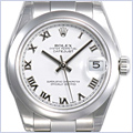 Rolex Oyster Perpetual Datejust Midsize Watch 178240-WRO - 24diamonds.com