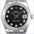 Rolex Oyster Perpetual Datejust Midsize Watch 178274-BKDJ - 24diamonds.com