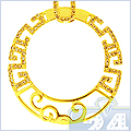 14K Yellow Gold 0.50 ct Diamond Womens Pendant - 24diamonds.com
