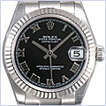 Rolex Oyster Perpetual Datejust Watch 178274BKRO - 24diamonds.com
