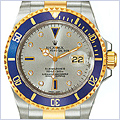 Rolex Oyster Perpetual Submariner Mens Watch 16613-GYDO - 24diamonds.com