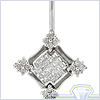 14K White Gold 1.30 ct Diamond Women's Navel Ring - 24diamonds.com