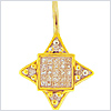 14K Yellow Gold 0.75 ct Diamond Women's Navel Ring - 24diamonds.com
