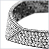 18K White Gold 17.11 ct Diamond Womens Black Bracelet - 24diamonds.com