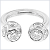 14K White Gold 1.00 ct Diamond Women's Navel Ring - 24diamonds.com