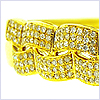 14K Yellow Gold 1.24 ct Diamond Womens Bracelet - 24diamonds.com