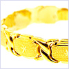 10K Yellow Gold Womens Bracelet 7 Inches - 24diamonds.com