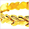 10K Yellow Gold Womens Bracelet 7 Inches - 24diamonds.com