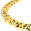 10K Yellow Gold Womens Chain Necklace 17 1/4 Inches - 24diamonds.com