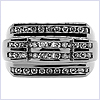 14K White Gold 1.02 ct Diamond Mens Black Ring - 24diamonds.com
