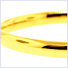 10K Yellow Gold Womens Bangle Bracelet  6 Inches - 24diamonds.com