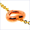 10K Yellow Gold Womens Chain Necklace 17 Inches - 24diamonds.com