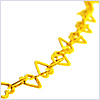10K Yellow Gold Womens Chain Necklace 22 Inches - 24diamonds.com