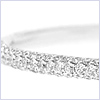 18K White Gold 4.19 ct Diamond Bangle Womens Bracelet - 24diamonds.com