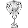 14K White Gold 1.65 ct Diamond Navel Heart Ring - 24diamonds.com