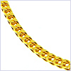 10K Yellow Gold Mens Franco Bracelet 8 1/2 Inches - 24diamonds.com