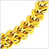 10K Yellow Gold Mens Franco Bracelet 9 1/4 Inches - 24diamonds.com