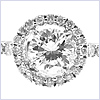 14K White Gold 0.35 ct Diamond Engagement Ring Setting - 24diamonds.com