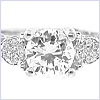 14K White Gold 0.45 ct Diamond Engagement Ring Setting - 24diamonds.com