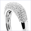 18K White Gold 0.80 ct Diamond Womens Band Ring - 24diamonds.com