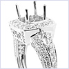 18K White Gold 1.07 ct Diamond Engagement Ring Setting - 24diamonds.com