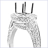 18K White Gold 1.00 ct Diamond Engagement Ring Setting - 24diamonds.com