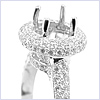 18K White Gold 1.14 ct Diamond Engagement Ring Setting - 24diamonds.com