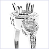 18K White Gold 0.46 ct Diamond Engagement Ring Setting - 24diamonds.com